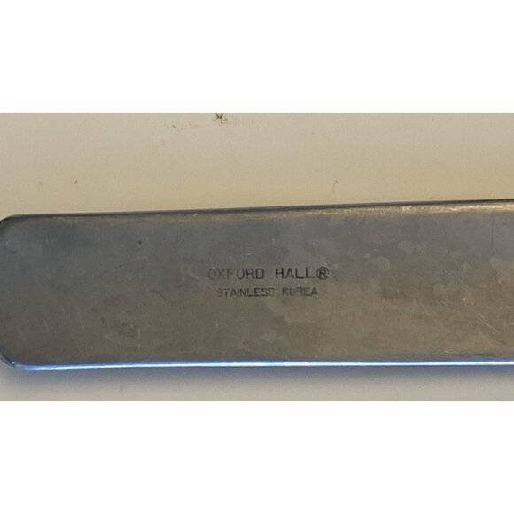 OXFORD HALL OXH40 Stainless Flatware 3 Serving Cold Meat Fork Pie Server Spoon - Picture 4 of 9